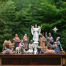 You can choose christmas animal. Table Top Nativity Sets Christmasnightinc Com
