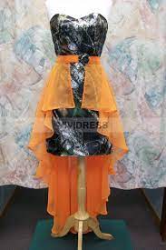 Wedding Dresses Camouflage And Orange Sheath Column Knee Length Sweetheart Satin Camo Wedding Dresses C0055 Camo Wedding Dresses Boho Prom Dress Camo Prom