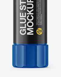 Download Glossy Glue Stick Mockup In Stationery Mockups On Yellow Images Object Mockups PSD Mockup Templates
