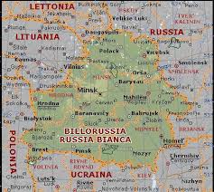 Ennesima mobilitazione contro il bielorussia, il regime cerca di sopprimere le proteste prima dell'annunciato sciopero generale. Cartina Geografica Bielorussia Mappa O Carta Mapa Map Of