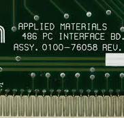 30471 APPLIED MATERIALS PCB, 486 PC INTERFACE BD 0100-76058 ...