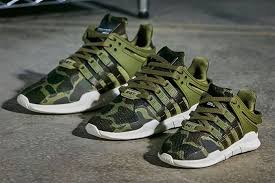 The Latest Colourway For The Sharp Nosed Adidas Eqt Support Adv Is Equipped For Woodland Stealth With An All Camouflage Upper Adidas Eqt Sneaker Head Adidas