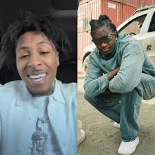 New Video Of #NBAYoungBoy vibing to #YoungThug 🐍💚 (check comments)