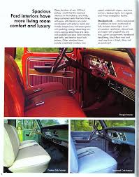 The truck was refinished in porsche ocean blue metallic over a black vinyl interior, and power is from a replacement 390ci v8 fitted with. 1969 Ford F Series Pickup Brochure Ford Trucks Ford F Series Ford Pickup