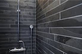 Like any natural stone flooring, slate will add real estate value to your home. The Beauty Of Natural Slate Tiles Slate Bathroom Slate Bathroom Tile Bathroom Wall Tile