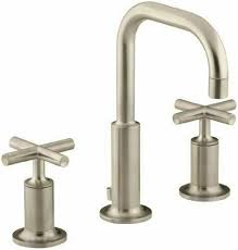 Get free shipping on qualified kohler, brass kitchen faucets or buy online pick up in store today in the kitchen department. Kohler Purist Widespread Bathroom Sink Faucet Vibrant Brushed Bronze K 14406 3 Bv For Sale Online Ebay