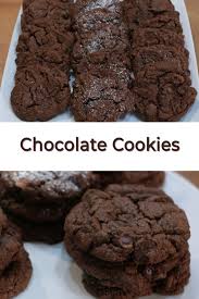 Chocolate Cookies Recipe How To Make Triple Chocolate Cookies Recipe Chocolate Cookies Chocolate Cookie Recipes Chocolate