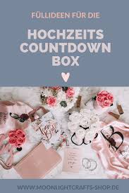 Pin Auf Hochzeit Countdown Kalender Box