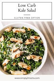 Kale Salad With Grilled Chicken - Thm S - Simply2moms Recipe Grilled Chicken Chicken Kale Kale Salad