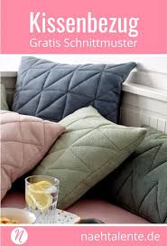 Gequilteter Kissenbezug Nahtalente Kissenbezug Nahen Kissen Selber Nahen Kissen