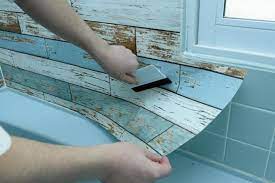 the360 life 知ってた お風呂にも壁紙シールって貼れるんです お風呂 リフォーム diy お風呂 リフォーム 古い お風呂