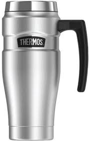 Thermos 16 Oz Stainless Steel Travel Mug Silver Walmart Com In 2021 Mugs Stainless Steel Travel Mug Travel Mug