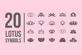 Pack Of 77 Decorative Flower Symbols Flower Symbol Flower Decorations Symbols