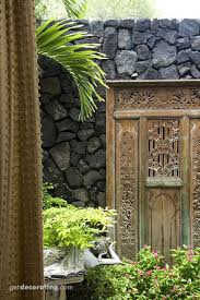 Thai Inspired Garden Balinese Garden Garden Doors Home Landscaping