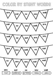 Preschool coloring pages are the right choice for children's coloring sheets. Color By Sight Words Coloring Pages Kindergarten By Little Smart Fox