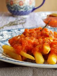 Batata Mchermla A L Algeroise Frites En Sauce Tomate Le Blog Cuisine De Samar Recette Recettes De Cuisine Cuisine Blog Cuisine