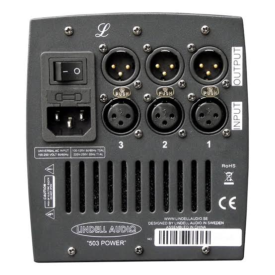 LINDELL AUDIO 503 POWER リアパネル