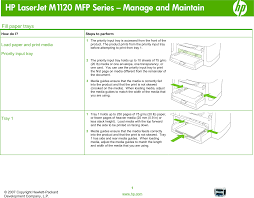 Allow the installation process to complete, and then restart the computer. Hp Laserjet M1120 Multifunction Printer Manage And Maintain Mfp Series Enww