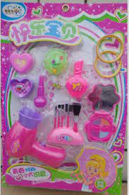 Hairdressing Toy Set Beauty Makeup Plastic Kid Girl Hair Drier Cosmetic Mirror Pretend Play Game Furniture Miniature Access Makeup Toys Toy Sets Pretend Makeup