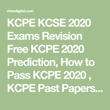 The 2020 kenya certificate of secondary education (kcse) examination results will be released on monday the 10th of may 2021. Kcpe Kcse 2020 Exams Revision Free Kcpe 2020 Prediction How To Pass Kcpe 2020 Kcpe Past Papers Free Chuodigital Revision Papers Exam Revision Past Papers
