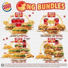Burger king malaysia general online privacy policy jan 2015 burger king malaysia is sensitive to the privacy concerns of visitors to its websites. Burger King Ong Bundles Promotion From 9 February 2021 Until 18 February 2021 In 2021 Burger King Burger Double Cheeseburger