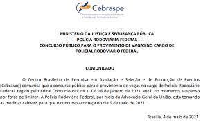 Ele é um ótimo programa do governo para alunos que não conseguiram terminar o ensino fundamental ou médio, mas que desejam obter o certificado de conclusão. Cebraspe Confirma Suspensao Do Concurso Prf Veja Os Locais De Provas