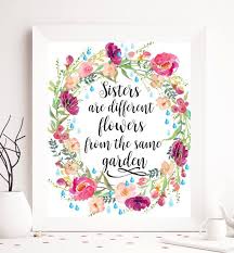 Birthday Card Sayings For Sister Sisters Quote Wall Art Print Baby Girl Nursery Room Decor Etsy In 2020 Wall Art Quotes Calligraphy Quotes Diy Birthday Decorations