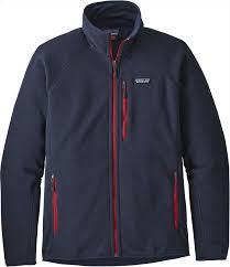 patagonia performance better sweater fleece jacket m navy blue