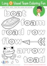 Oa and ow worksheets & activities! Vowel Team Worksheets Free Printable Vowel Team Syllables Pdf