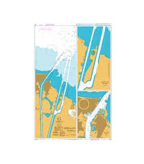 British Admiralty Nautical Chart 240 Approaches To Port Said Bur Sa Id