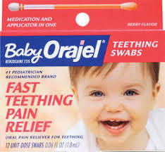 Soften and relieve the pain of dry. Orajel Baby Orajel Teething Swabs For Hospital Rs 650 Number Id 5345429933