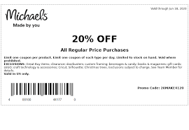 Coupons In 2020 Michaels Coupon Coupons Michael