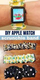 Maybe you would like to learn more about one of these? Diy Srunchie Apple Watch Band We Three Shanes