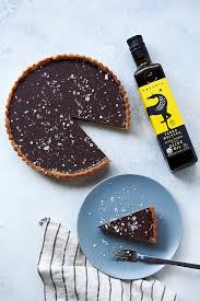 Delicious 30 Minute Vegan Dark Chocolate Olive Tart Recipe