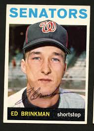 Ed Brinkman MLB Original Autographed Items for sale