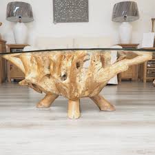 Buy our malang teak root coffee table and side table as a set and save £30 on the usual price! Teak Root Oval Coffee Table 150x100cm Rustic House Cornwall