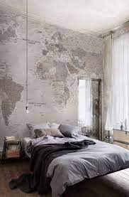 Carta Da Parati Mappamondo Fillyourhomewithlove Shop Idee Arredamento Camera Da Letto Idee Camera Da Letto Ragazza Idee Camera Da Letto