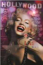 Marilyn Monroe Guns by: James Danger Harvey Poster