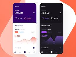 Billsmart Home Screen Light And Dark Theme Exploration In 2020 Interface Design User Interface Design Light In The Dark