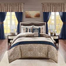 Set includes comforter, 2 shams (1 sham in twin/twinxl), 1 oblong, and 1 square decorative pillows. Comforter Set With Curtains Target
