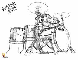 These spring coloring pages are sure to get the kids in the mood for warmer weather. Musical Drums Coloring Drums Free Musical Drum Kits Drums Coloring Page Coloring Pages