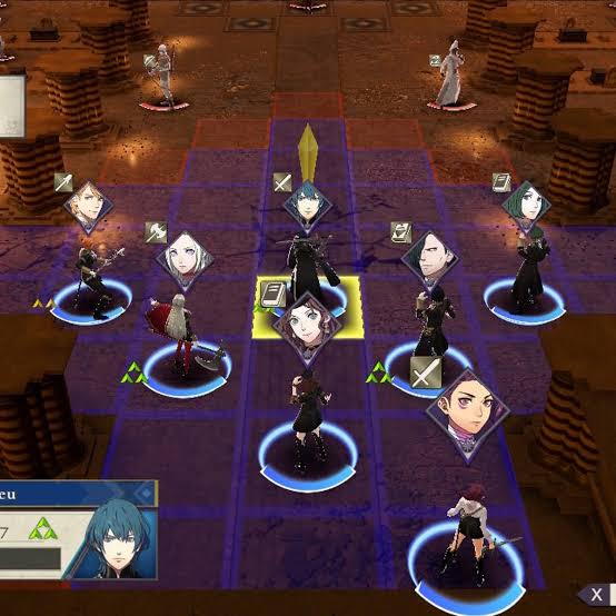Suasana akademi militer dan taktik perang RPG turn-based