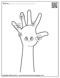 I printed a copy for both of my older children (7 and 4 years old). Set Of Hand Washing And Germs Coloring Pages Coloring Home
