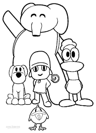 Dibujos De Pocoyo Para Colorear Paginas Para Imprimir Gratis