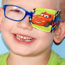 Fully Obscured Eye Patch for Kids/ Superheroes Eye Patch