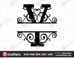 Download Free Split Monogram G Svg Split Letter G Svg Hi Crafters