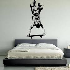Vinyl Wall Decal Wall Sticker Skateboarder Mural Wallpaper For Home Wall Art Home Art Decor Decal 60 Wallpaper For Home Wall Home Wallpaper Vinyl Wall Decals