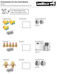 Mathe) heute gibt es ein paar schlichte abs zum zehnerübergang in der 1. Ubungen Mathe Klasse 1 Kostenlos Zum Download Lernwolf De