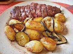 Roti De Magrets De Canard Et Ces Pommes De Terre Raymondmarmiton Magret De Canard Plat Gastronomique Recette Magret De Canard