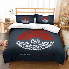 3d Customize Pokemon Bedding Set Duvet Cover Set Bedroom Set Bedlinen Pokemon Bedding Pokemon Room Bedroom Set
